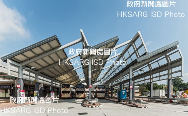 The Hong Kong Housing Authority has received the highest honour in the Green Building Leadership category under the Green Building Awards 2016. Picture shows the covers of the Public Transport Interchange at Hung Fuk Estate, which are designed to minimise the noise nuisance from buses. The design allows penetration of natural lighting and natural ventilation without the help of mechanical systems.