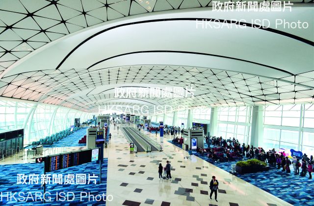 Hong Kong International Airport's five-storey Midfield Concourse opened in March.