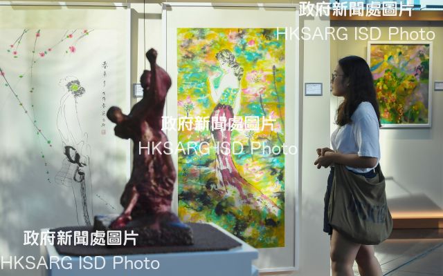 The Because of Love - A Female Contemporary Art Exhibition, being staged at  Exchange Square, Central until September 26, shows the work of 18 Chinese women artists who explore the theme of love.
