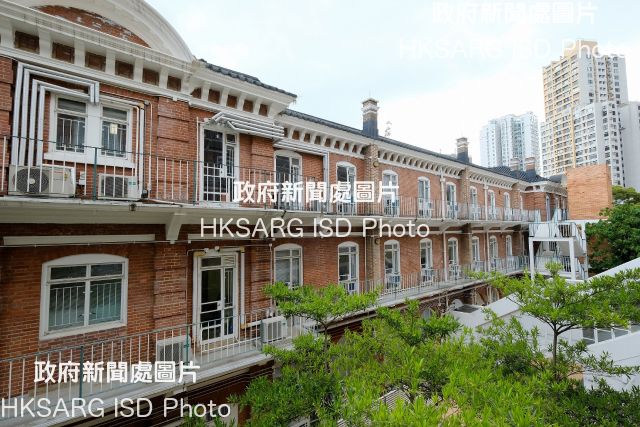 The Government today (November 16) announced that the Antiquities Authority (i.e. the Secretary for Development) has declared the exteriors of Fung Ping Shan Building, Eliot Hall and May Hall at the University of Hong Kong as monuments under the Antiquities and Monuments Ordinance. Photo shows the rear elevation of Eliot Hall facing May Hall.