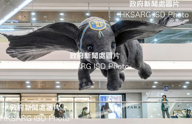 Different forms of the beloved flying elephant Dumbo, whose adventures have enthralled millions, is taking over Times Square until April 28.