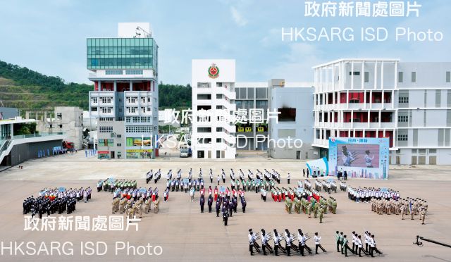 'Together We Prosper' Grand Parade by Disciplined Services and Youth Groups for Celebrating the 73rd Anniversary of the Founding of the People's Republic of China and the 25th Anniversary of the Establishment of the HKSAR.