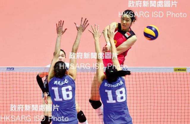International players descended on the city for the Federation Internationale de Volleyball's World Grand Prix preliminaries at the Hong Kong Coliseum. (Hong Kong Yearbook 2017)