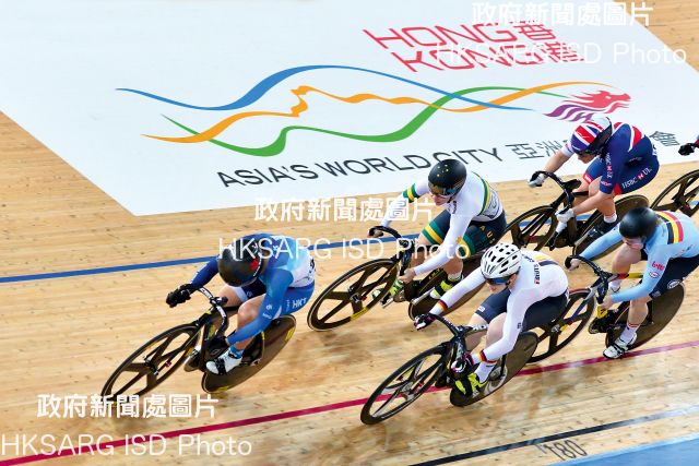 The UCI Track Cycling World Championships at the Hong Kong Velodrome. (Hong Kong Yearbook 2017)